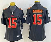 Women's Kansas City Chiefs #15 Patrick Mahomes Black Fashion Vapor Limited Stitched Jersey,baseball caps,new era cap wholesale,wholesale hats